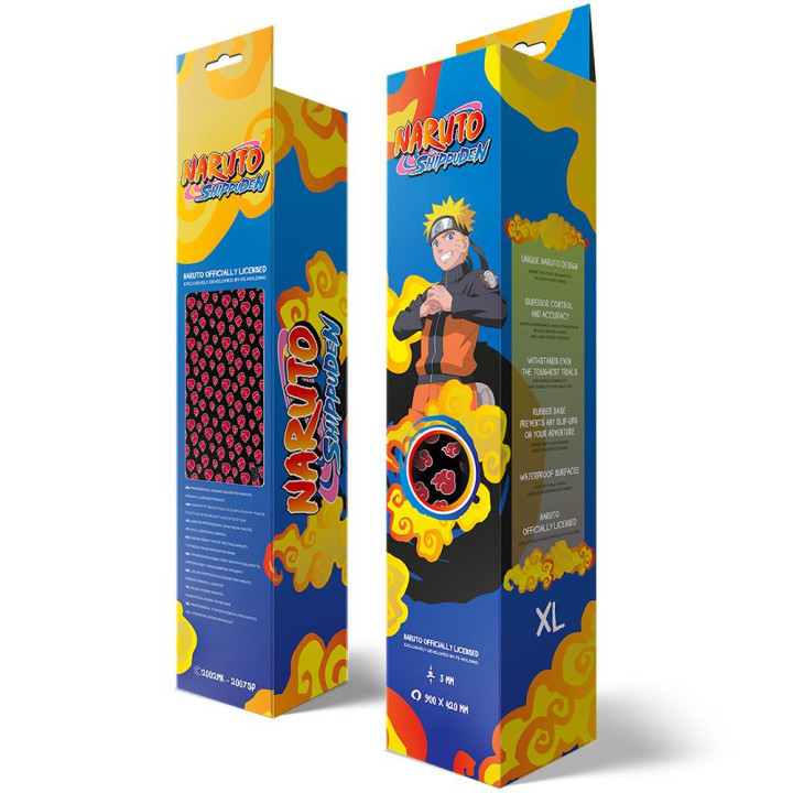 Геймърски пад Naruto Shippuden - Akatsuki Clouds, XL - FNRMPSPEED24CLDXL