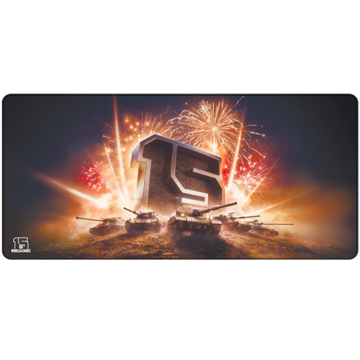 Геймърски пад World of Tanks 15 Anniversary, XL - FWOT15ANMOUSPADXL