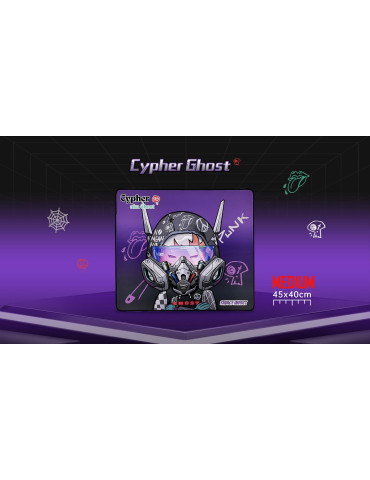 Геймърски пад A4 Bloody BP-45W Cypher Ghost - 450 x 400 x 5mm - A4-PAD-BP-45W