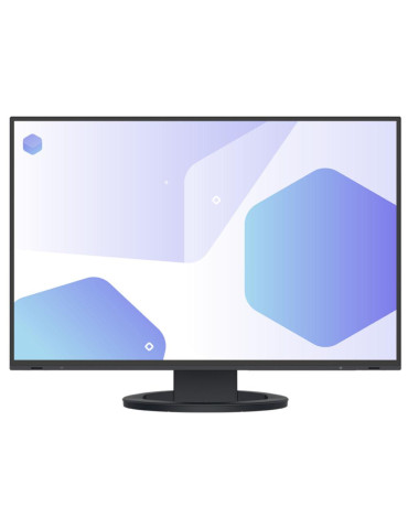 Монитор EIZO FlexScan EV2485, IPS, 24", Wide, UXGA, DisplayPort, HDMI, USB-C, USB Hub, Черен - EV2485-BK