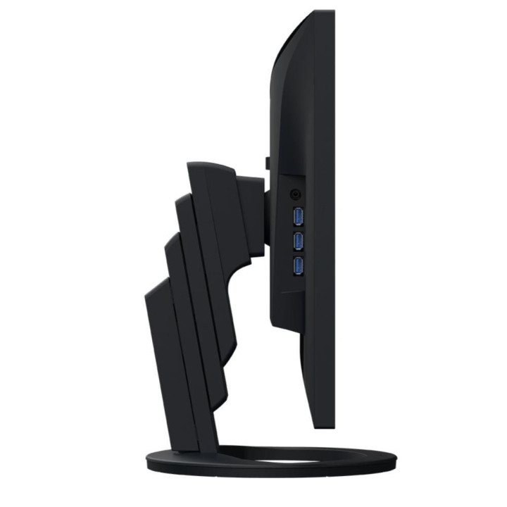 Монитор EIZO FlexScan EV2485, IPS, 24", Wide, UXGA, DisplayPort, HDMI, USB-C, USB Hub, Черен - EV2485-BK