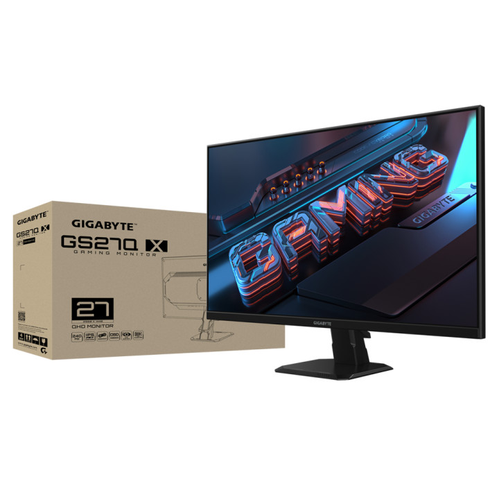 Монитор Gigabyte GS27Q X 27" SS-IPS QHD (2560x1440), 240Hz, 1 ms - GS27Q-X