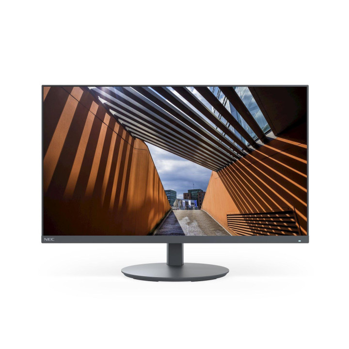 Монитор NEC MultiSync E244FL LCD 24", VA, 1920 x 1080, DisplayPort, HDMI, USB-C, USB 3.1, Черен - NEC-MON-E244FL