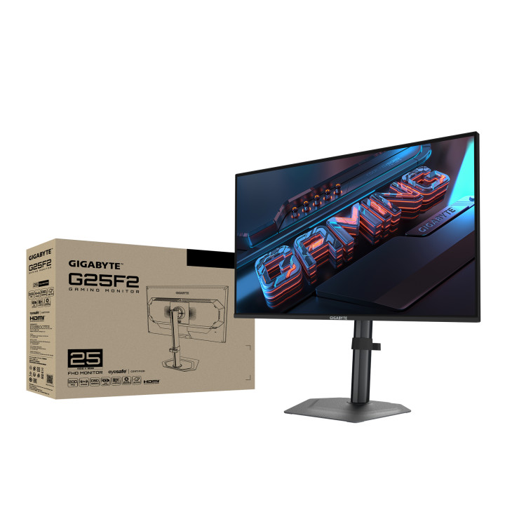 Монитор Gigabyte G25F2 24.5" SS IPS FHD (1920x1080), 200 Hz, 1 ms, HDR10