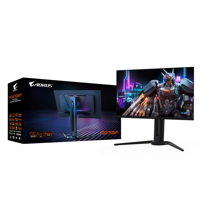 Монитор Gigabyte AORUS FO27Q5P27" QD-OLED, QHD (2560 x 1440), 500Hz, 0.03ms