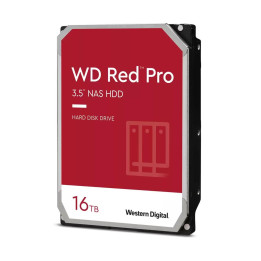 Твърд диск Western Digital Red Pro NAS, 16TB, 512MB Cache, SATA3 6Gb/s - WD161KFGX