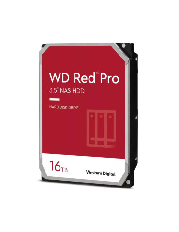 Твърд диск Western Digital Red Pro NAS, 16TB, 512MB Cache, SATA3 6Gb/s - WD161KFGX