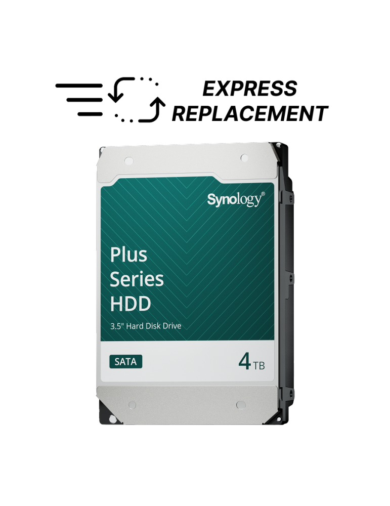 Твърд диск Synology HAT3300 NAS 4TB Plus Series SATA 3.5" - HAT3300-4T