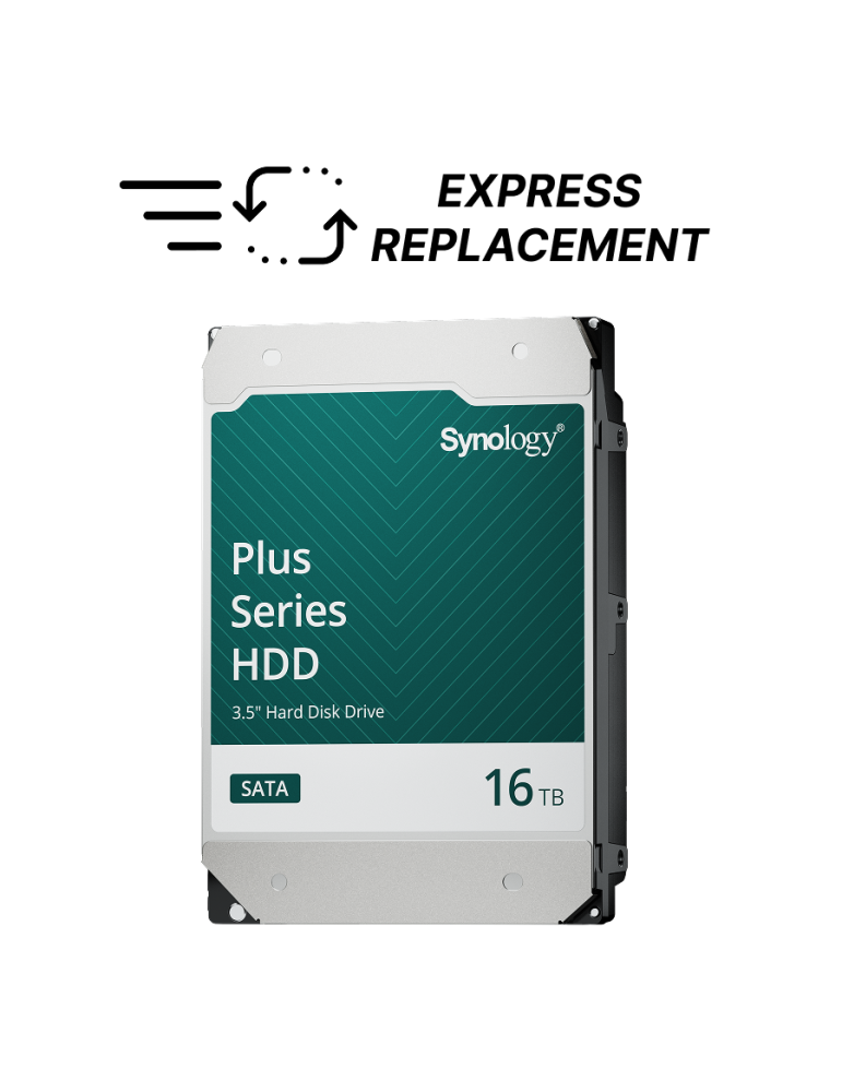 Твърд диск Synology HAT3310 NAS 16TB Plus Series SATA 3.5" - HAT3310-16T