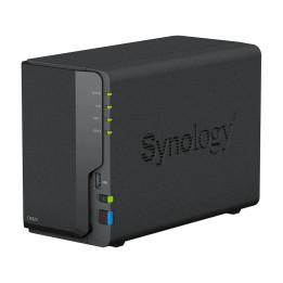 Мрежов сторидж Synology DS223, За 2 диска, 2GB, Гигабит, USB3.2 - Synology-NAS-DS223