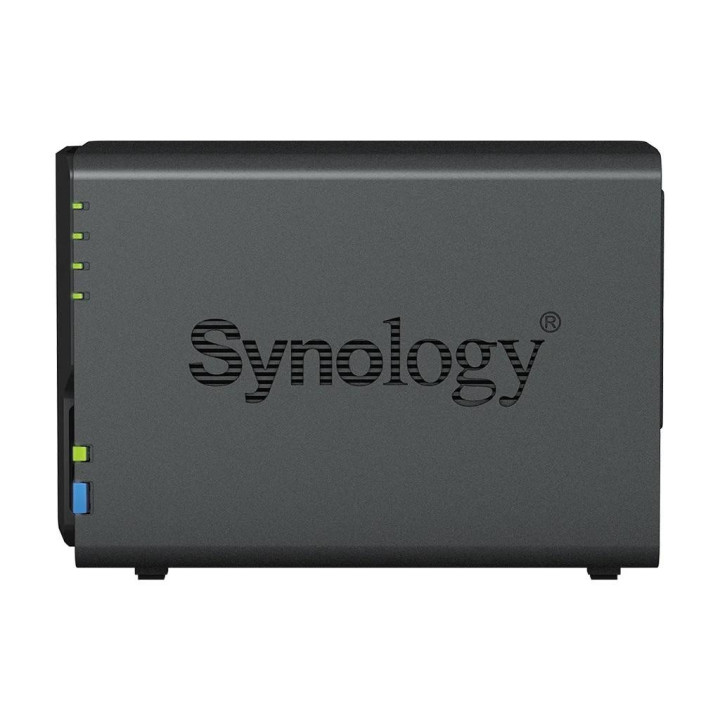 Мрежов сторидж Synology DS223, За 2 диска, 2GB, Гигабит, USB3.2 - Synology-NAS-DS223