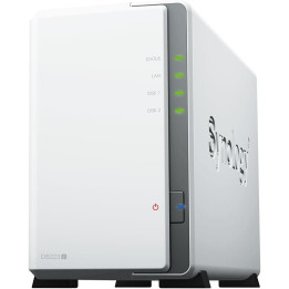 Мрежов сторидж Synology DS223j, За 2 диска, Realtek RTD1619B 4-core 1.7GHz, 1 GB - Synology-NAS-DS223J
