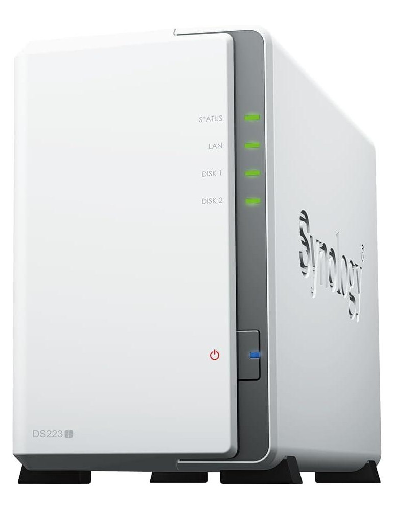 Мрежов сторидж Synology DS223j, За 2 диска, Realtek RTD1619B 4-core 1.7GHz, 1 GB - Synology-NAS-DS223J