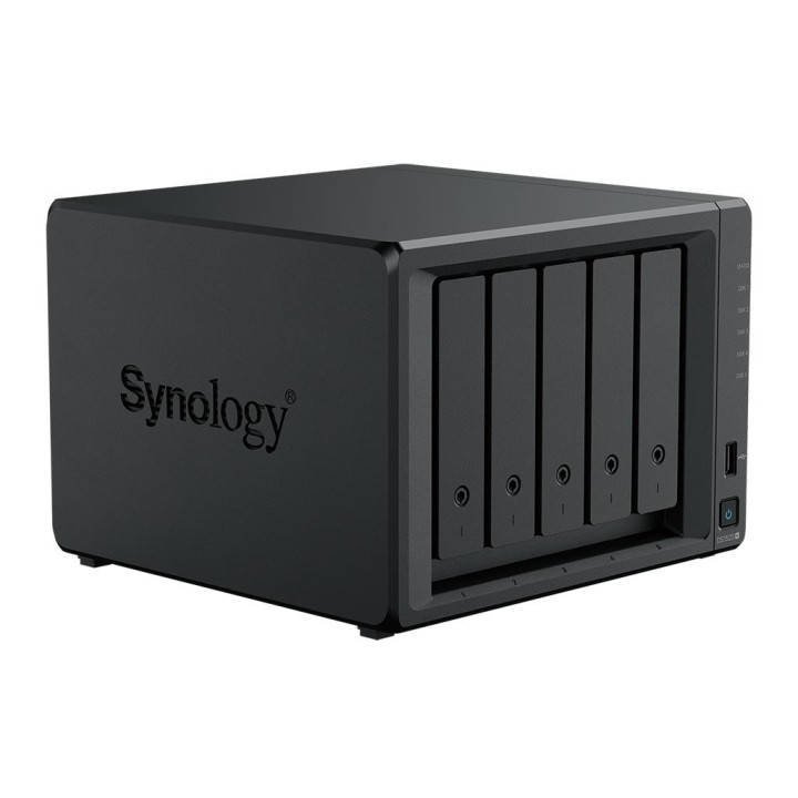 Мрежов сторидж Synology NAS DS1525 , за 5 диска, AMD Ryzen V1500B, 8GB DDR4 SODIMM