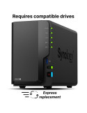 Мрежов сторидж Synology DS225 , за 2 диска, Intel Celeron J4125, 2GB DDR4 SODIMM