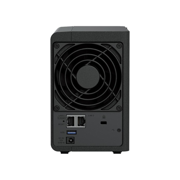 Мрежов сторидж Synology DS225 , за 2 диска, Intel Celeron J4125, 2GB DDR4 SODIMM