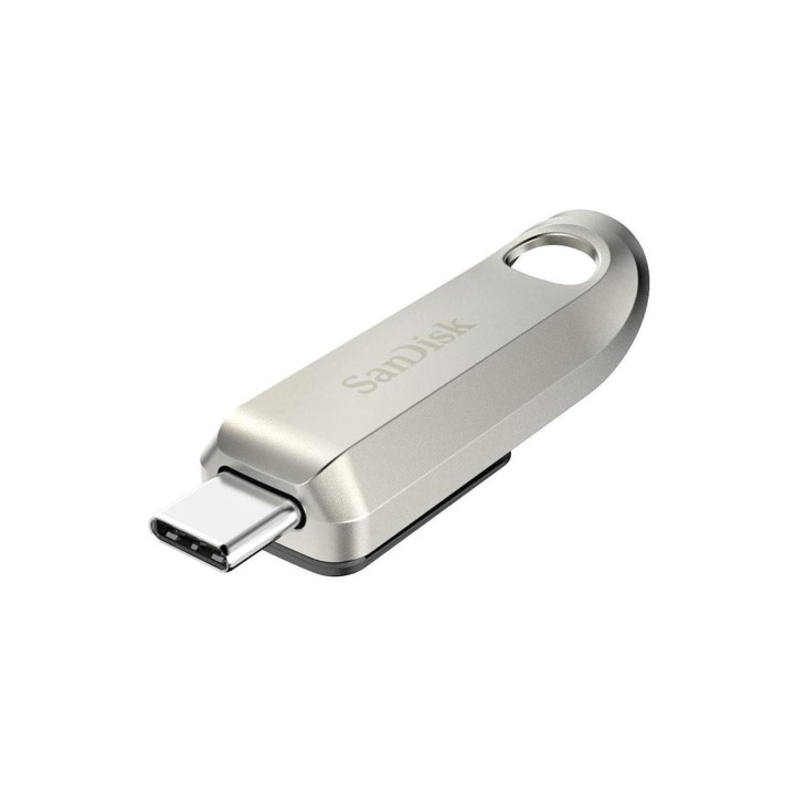 Флаш памет SanDisk Ultra Luxe, 64GB, USB 3.2 Gen 1, USB-C, Сребрист - SDCZ75-064G-G46