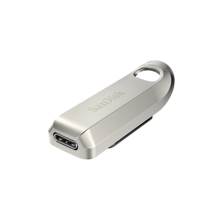 Флаш памет SanDisk Ultra Luxe, 64GB, USB 3.2 Gen 1, USB-C, Сребрист - SDCZ75-064G-G46