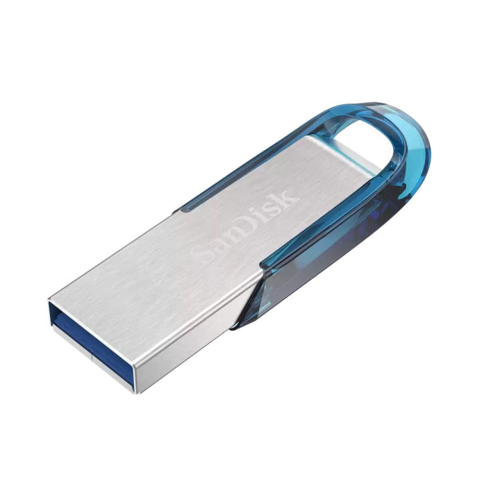 Флаш памет SanDisk Ultra Flair, USB 3.0, 128GB, син - SDCZ73-128G-G46B