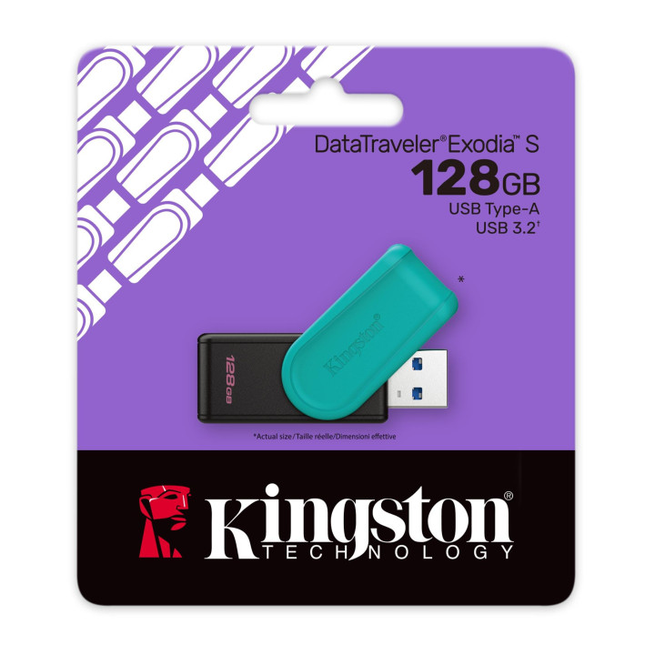 Флаш памет Kingston DataTraveler Exodia S 128GB - DTXS/128GB
