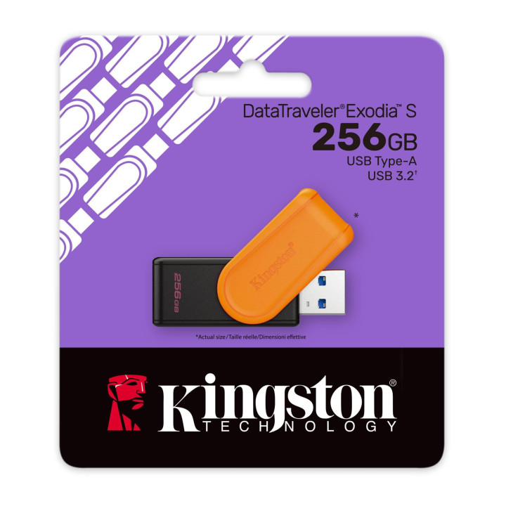 Флаш памет Kingston DataTraveler Exodia S 256GB - DTXS/256GB