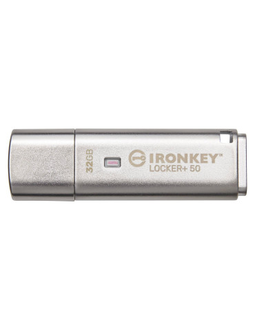 Флаш памет Kingston IronKey Locker  50 - 32GB XTS-AES 256-bit - IKLP50/32GB