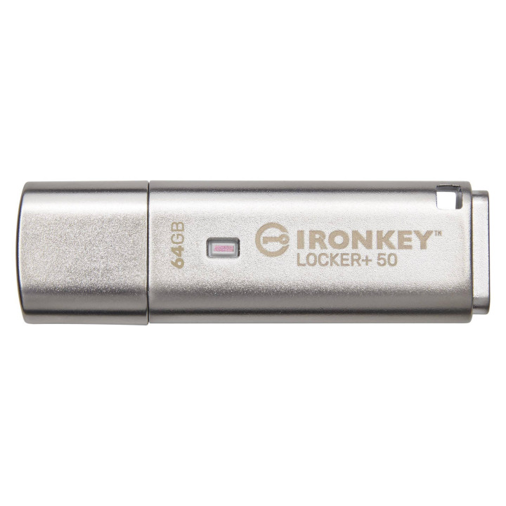 Флаш памет Kingston IronKey Locker  50 - 64GB XTS-AES 256-bit - IKLP50/64GB