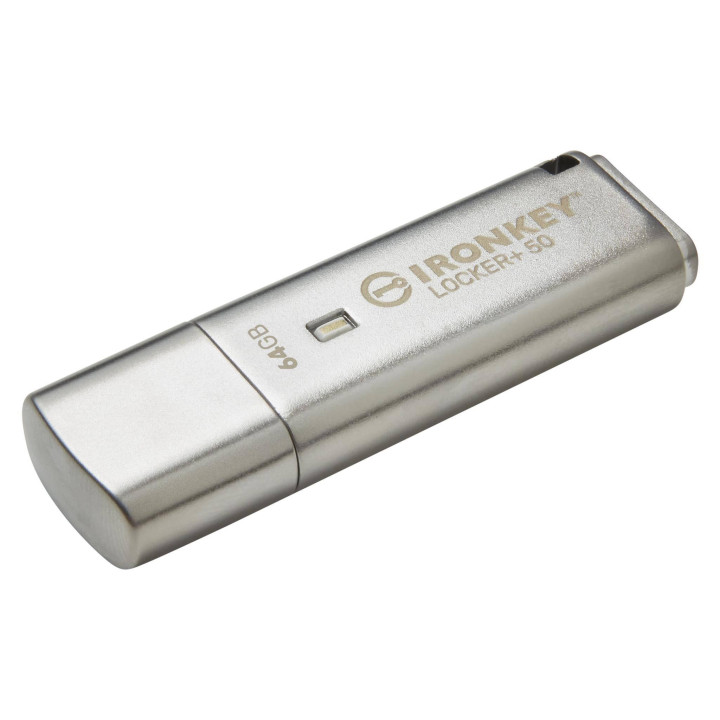 Флаш памет Kingston IronKey Locker  50 - 64GB XTS-AES 256-bit - IKLP50/64GB