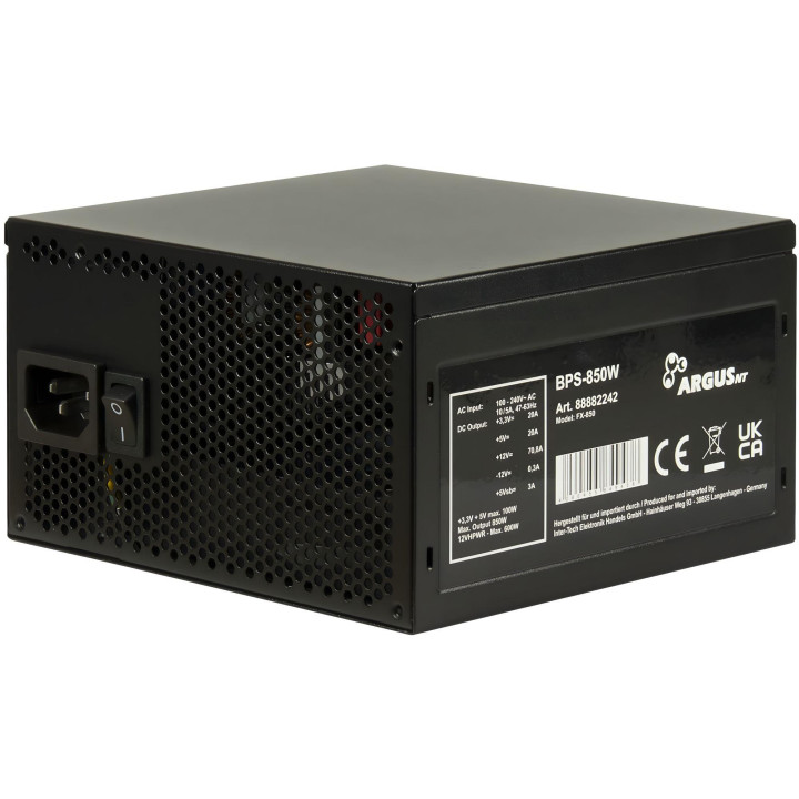 Захранване Inter Tech Argus BPS-850 850W 80  Bronze ATX 3.0 - 88882242