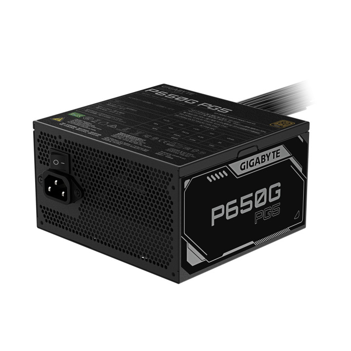 Захранване Gigabyte P650G PG5 650W 80  Gold, PCIe 5.1 - GP-P650G PG5