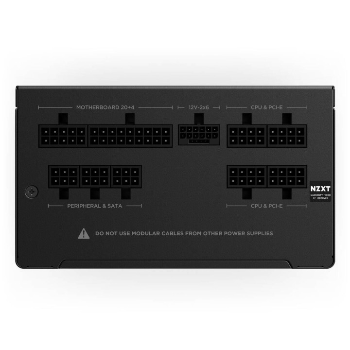 Модулно захранване NZXT C750 Core 750W 80  Gold ATX 3.1 PCIe 5.1 - Fully Modular - PA-7G3BB-EU