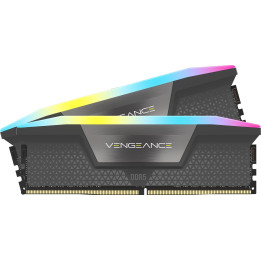RAM памет Corsair 64GB(2x32GB) DDR5 5600MHz Vengeance Gray RGB, AMD EXPO & Intel XMP - CMH64GX5M2D5600Z40