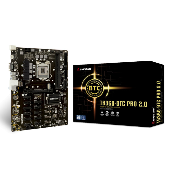 Дънна платка Biostar TB360-BTC PRO 2.0, Intel LGA1151 - BIO-MB-TB360-BTC-PRO