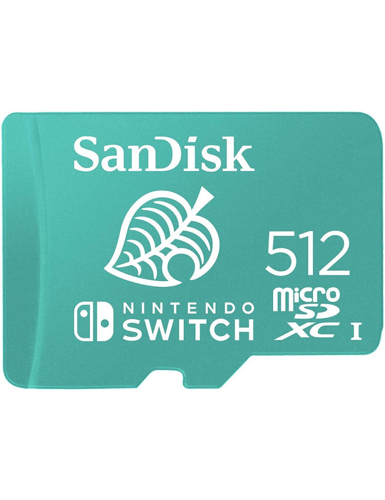 SD карта SanDisk for Nintendo Switch, microSDXC UHS-I, 512GB, До 100MB/s - SDSQXAO-512G-GNCZN