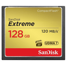 SD карта SanDisk Extreme, CompactFlash, Memory Card 128GB - SDCFXSB-128G-G46