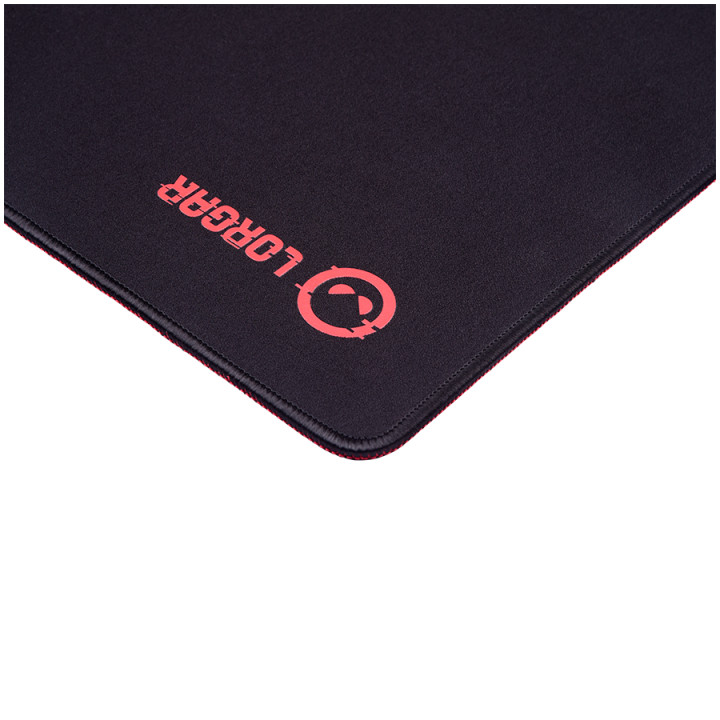 Геймърски пад Lorgar Main 323, Precise control surface, Red anti-slip rubber base,  360mm x 300mm x 3mm - LRG-GMP323
