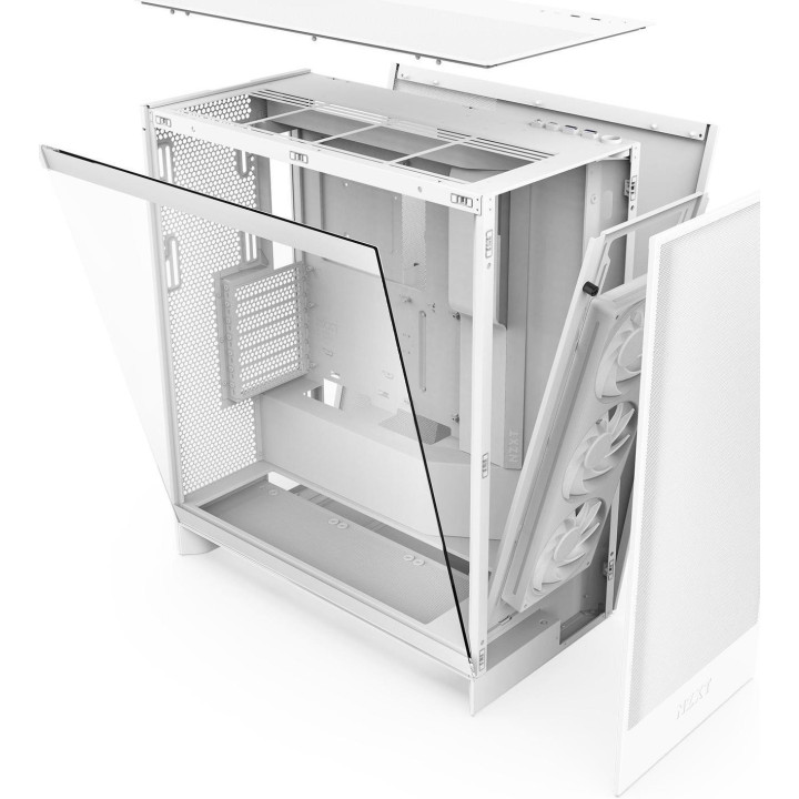 Кутия за компютър NZXT H7 Flow RGB 2024 Edition - White - CM-H72FW-R1