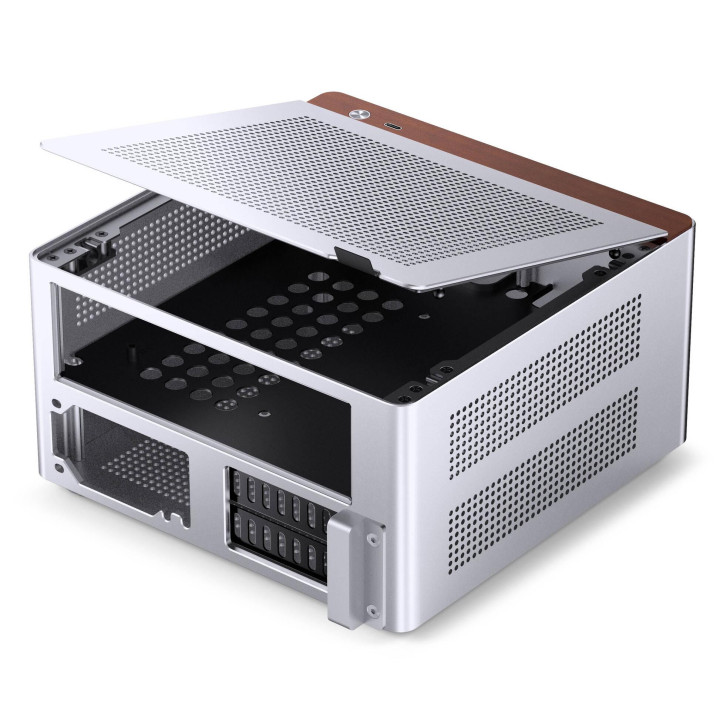 Кутия за компютър Jonsbo NV10 Mini ITX - Silver - GEJB-160