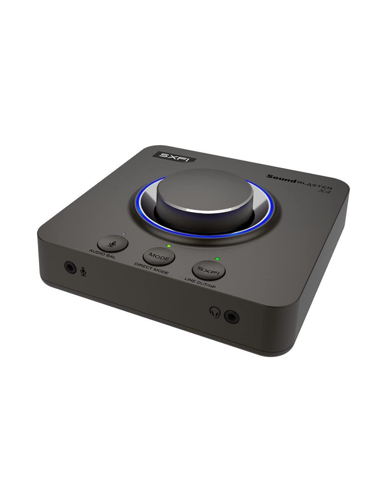 Външна звукова карта Creative Sound Blaster X4, USB-C, DAC, Super X-FI, TOSLINK - CREAT-SND-X4