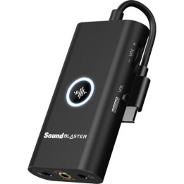 Портативен външен USB-C DAC Creative Sound Blaster G3 (Digital-to-Analog Converter) - 70SB183000000
