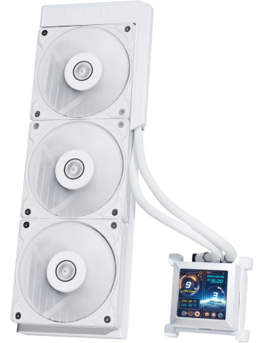 Водно охлаждане за процесор Lian Li HydroShift LCD 360 Silent - White - G89.GHSLCD36SW.00