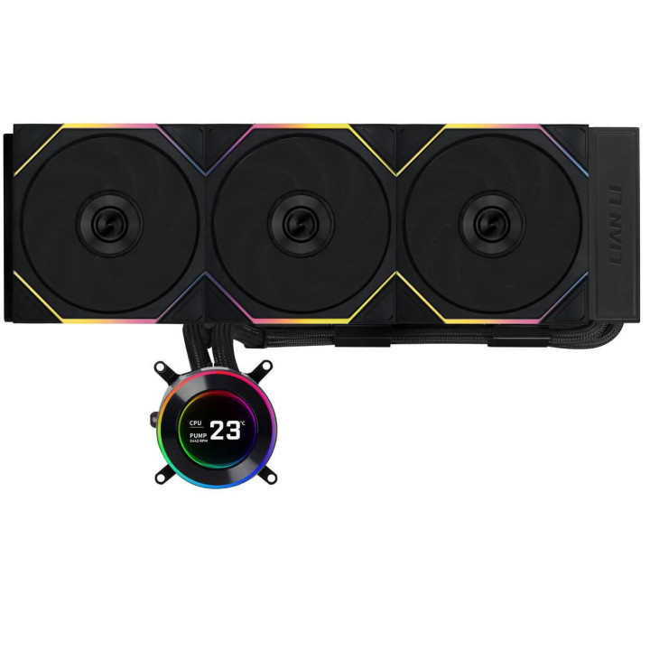Водно охлаждане за процесор Lian Li HydroShift II LCD-C 360TL ARGB - Черен - G89.GHS2LCD36TB.00