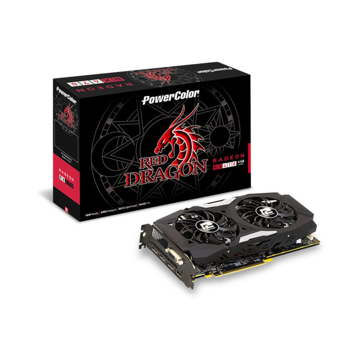 Видео карта PowerColor AMD Radeon RX470 Red Dragon 4GB GDDR5