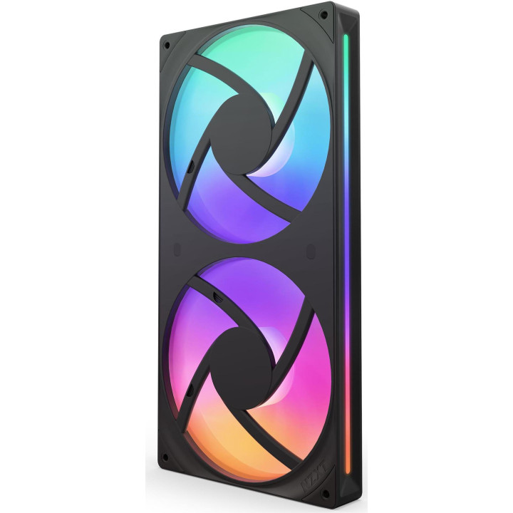 Комплект вентилатори NZXT F280 Black RGB Core - RF-U28HF-B1