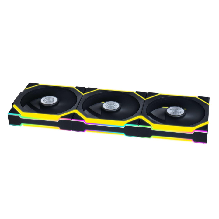 Комплект вентилатори 3бр Lian Li UNI FAN SL Wireless ARGB PWM Reverse Blade - 120 mm Черен   Контролер - G99.12RSL1W3B.00