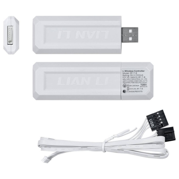 Комплект вентилатори 3бр Lian Li UNI FAN SL-INF Wireless ARGB PWM - 120 mm Бели   Контролер - G99.12SLIN1W3W.00