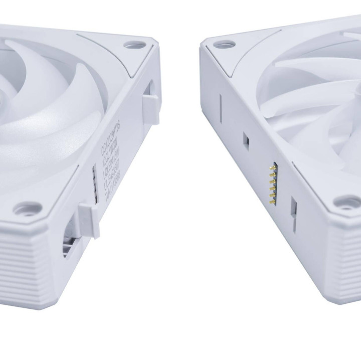 Комплект вентилатори 3бр Lian Li UNI FAN CL Wireless ARGB PWM - 120 mm Бели   Контролер - G99.12CL1W3W.00