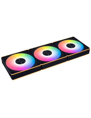 Комплект вентилатори 3бр Lian Li UNI FAN CL Wireless ARGB PWM - 120 mm Черни   Контролер - G99.12CL1W3B.00