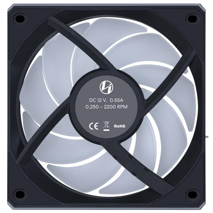 Комплект вентилатори 3бр Lian Li UNI FAN CL Wireless ARGB PWM - 120 mm Черни   Контролер - G99.12CL1W3B.00