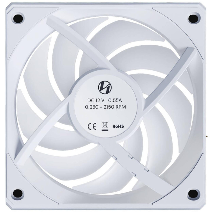 Вентилатор Lian Li UNI FAN CL Wireless ARGB PWM Reverse - 120 mm Бял - G99.12RCL1W1W.00
